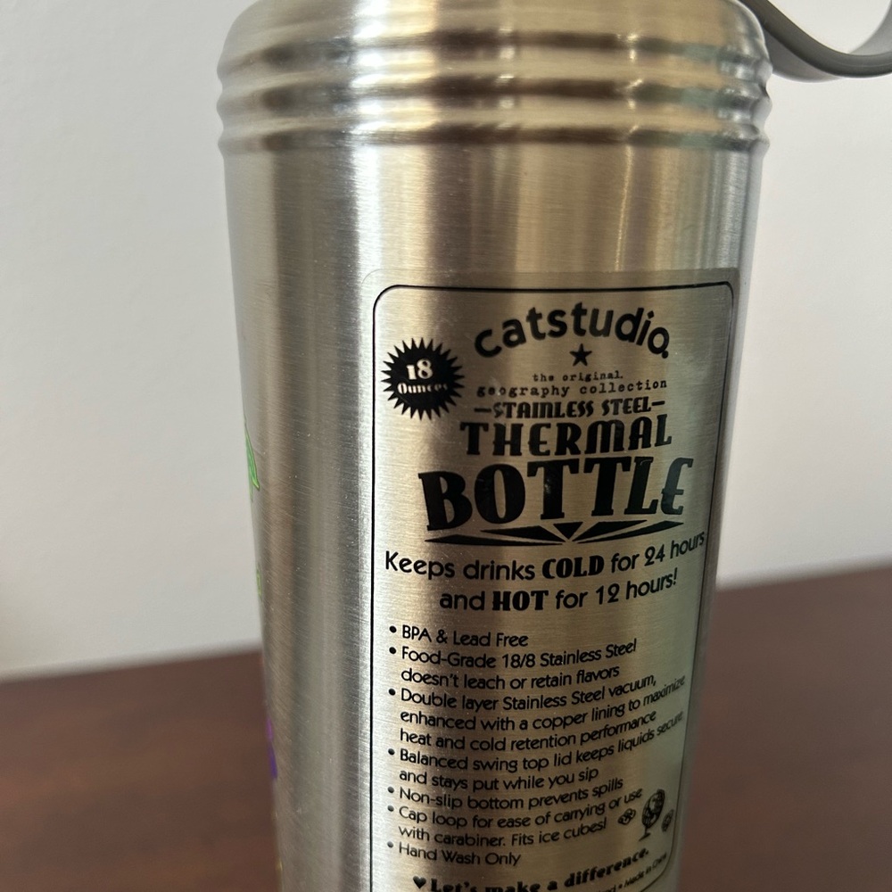 Catstudio Napa Stainless Steel Thermal Bottle - Picture 6 of 6